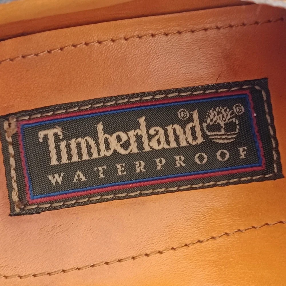 Timberland Mens Black Leather Oxford Lug Sole Shoes 9012 96069 Size 9M‎